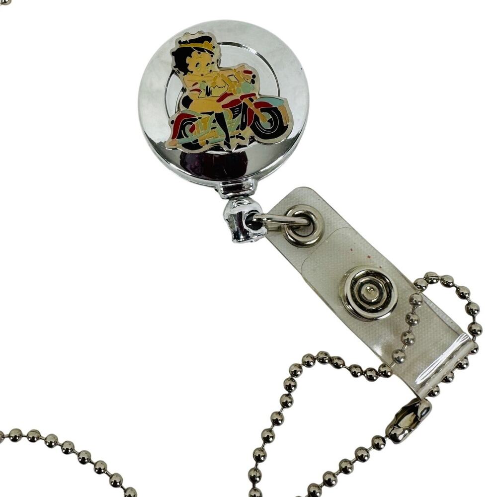 Custom made‎ Betty Boop retractable badge holder